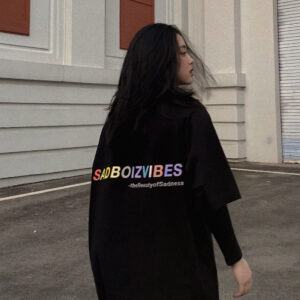 SADBOIZVIBES TEE - BLACK (casual)
